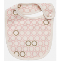 韓國有機棉口水肩--LADYBIRD PINK